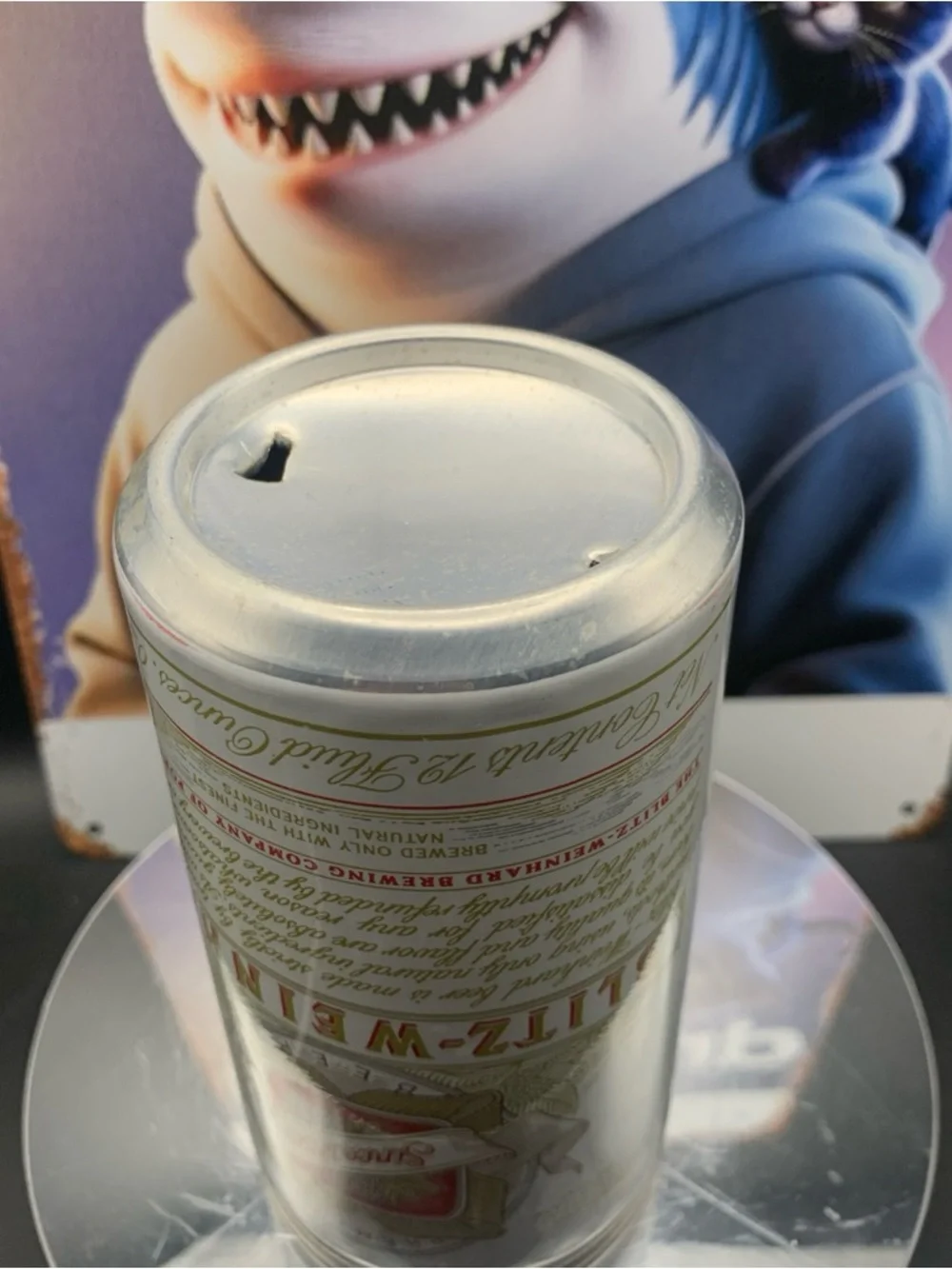 Vintage Beer Can Blitz-Weinhard Premium Beer Tab Empty Portland Oregon